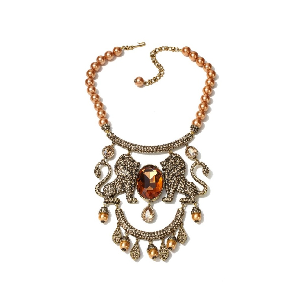 Heidi Daus Queen of the Jungle Beaded Necklace - Picture 1 of 2